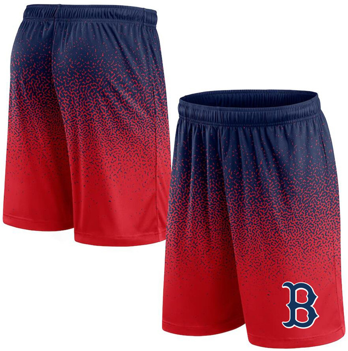 Men's Boston Red Sox Red/Navy Ombre Shorts Men's Boston Red Sox Red/Navy Ombre Shorts